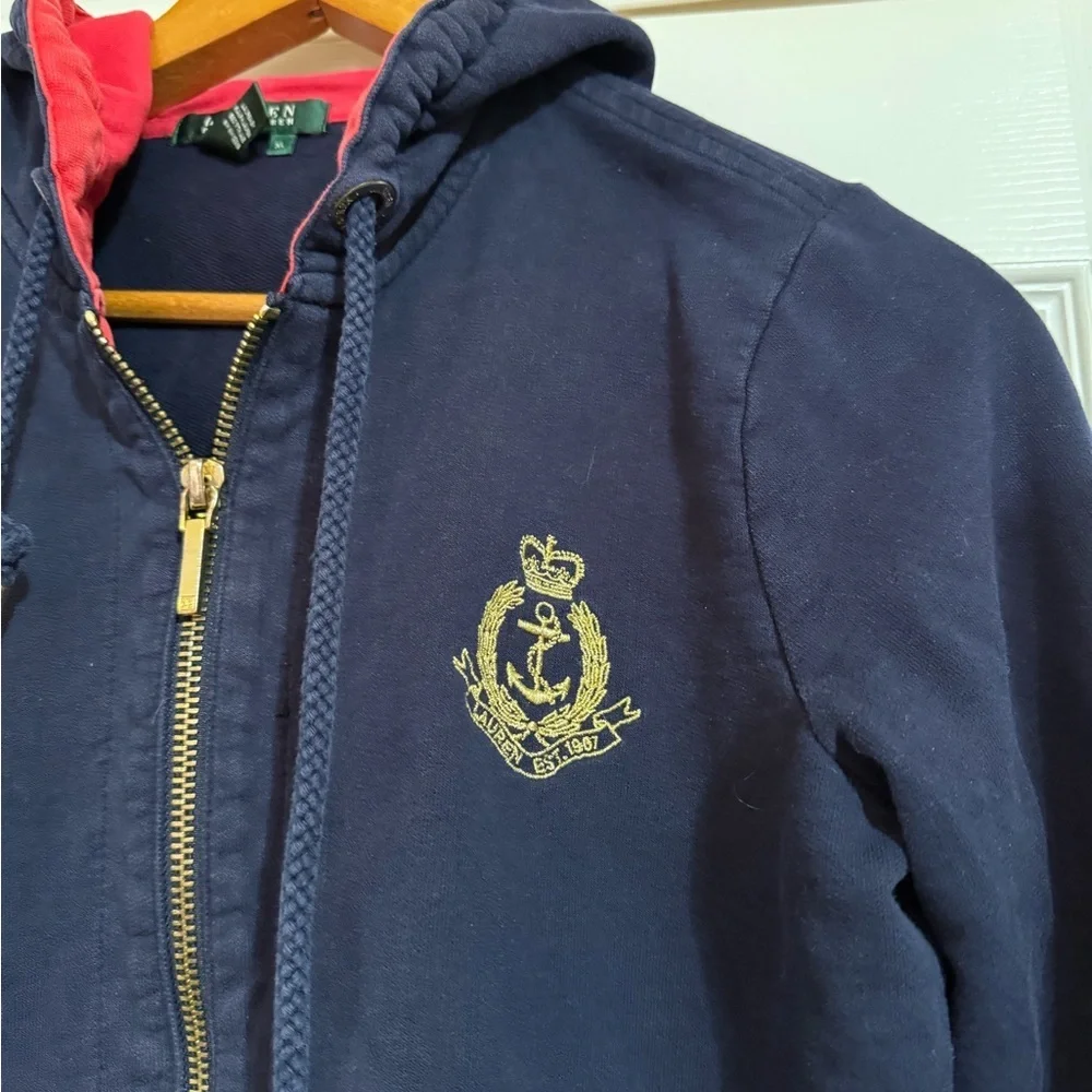 Ralph Lauren Full Zip Hooded Sweatshirt